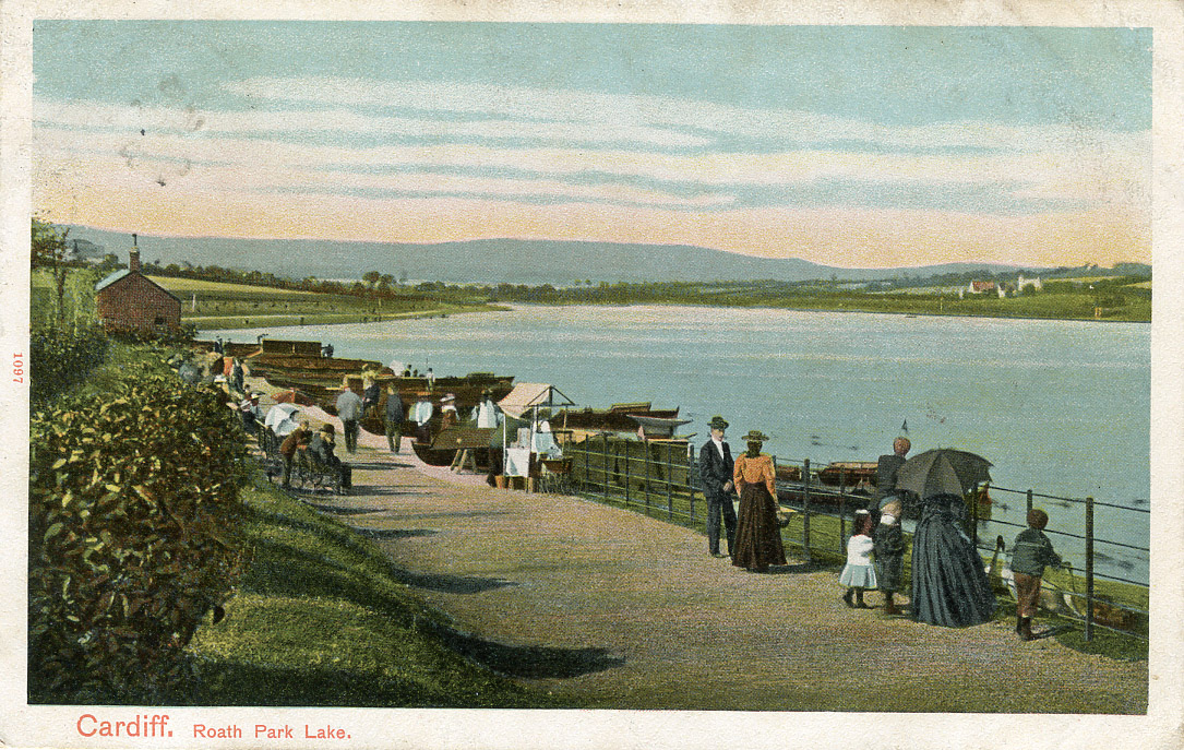 Roath Park c 1896 (Francis Frith/collection of Anne Bell)